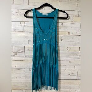 2 for $20***Blue Sleeveless V-Neck Backless Sundress
